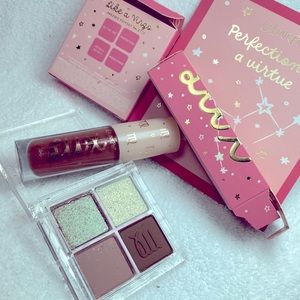 COLOURPOP The Fixer & Like A Virgo EYESHADOW QUAD PALETTE LUX LIP GLOSS BNIB NEW